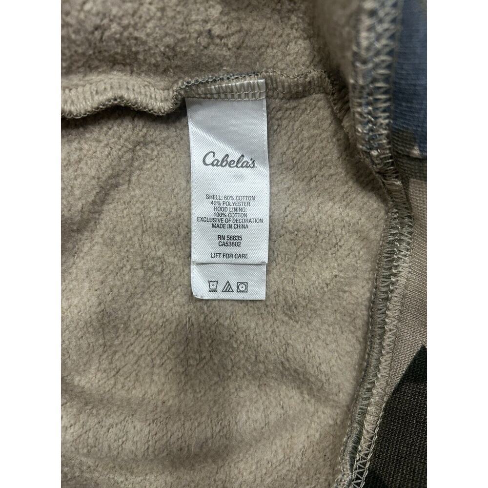 Cabela’s Women’s Hoodie Size Large Camo Purple Logo Athleisure Thick Heavy Cozy - Picture 6 of 7